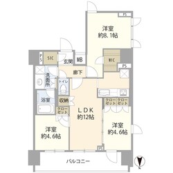 サンウッド錦糸町フラッツの物件間取画像